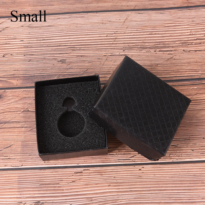 1 шт. простые карманные часы Коробка Чехол черный картон чехол s подарки часы Бумага коробка