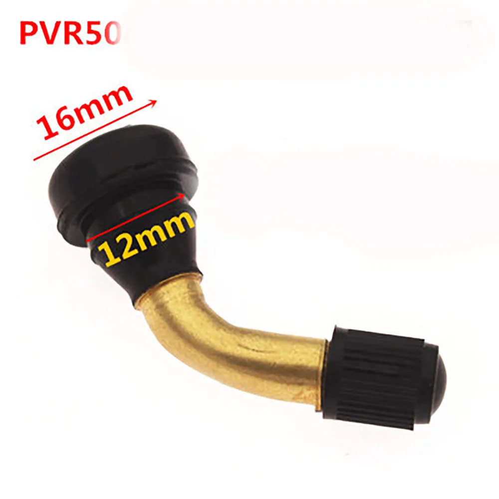 Rubber Angle Valve 4 PCs Zinc wheel nipple tubeless rubber tire angle valve disc nipple pvr40 pvr50 pvr60 pvr70