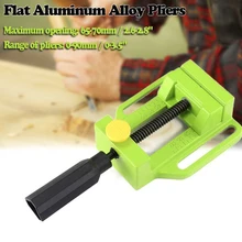 2,5 дюймов Многофункциональный сверлильный шлифовальный станок тиски из алюминиевого сплава регулируемые настольные плоскогубцы DIY Ремесленная форма фиксированные Инструменты для ремонта