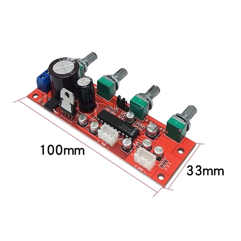 LM1036 Tone Preamplifier Board Balance Equalizer Audio Preamp Tone Conrtol Pre amplifier