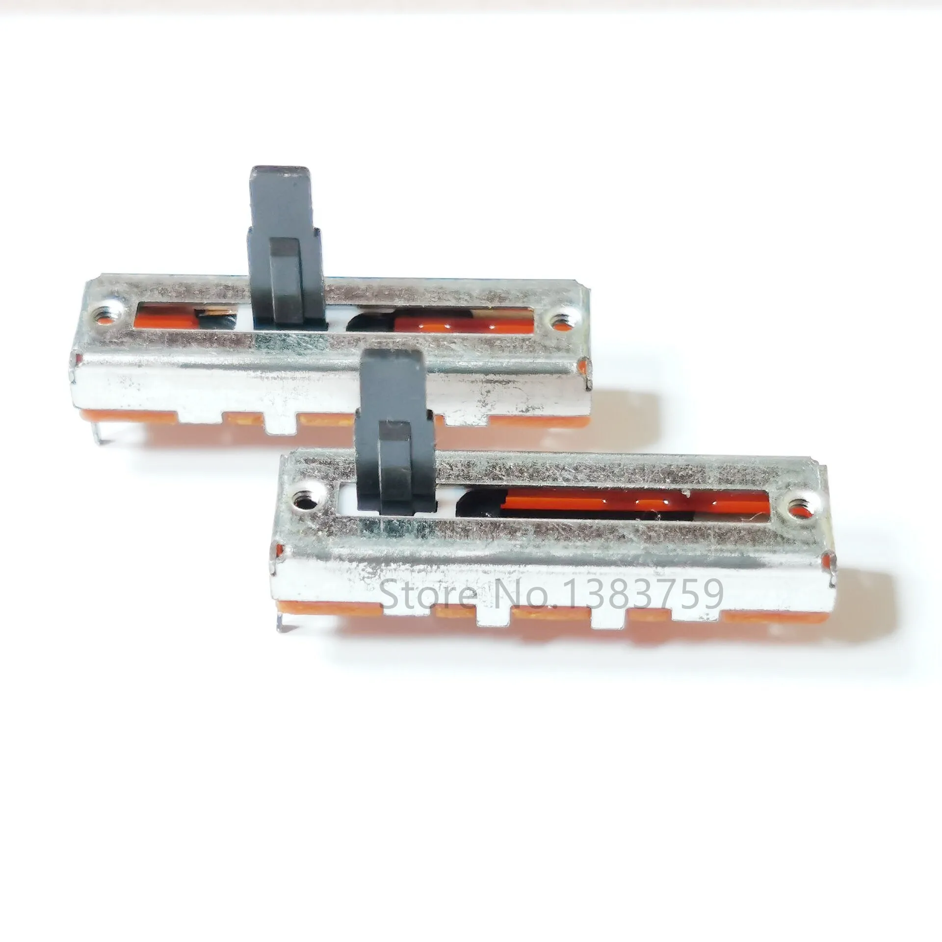 

2pcs 3.5cm sliding potentiometer single B500K shaft length 12MM stroke 20MM three feet