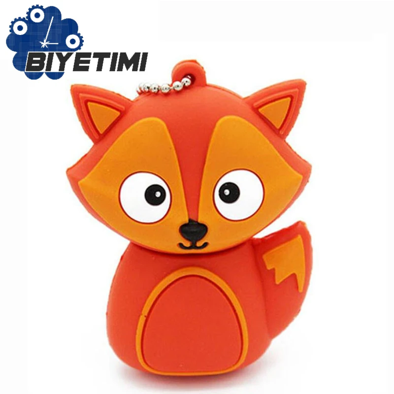 Biyetimi Usb флеш-накопитель, реальная емкость, высокая скорость, милые Aniamals, 8 ГБ, 16 ГБ, 32 ГБ, флеш-накопитель, флешка для ПК