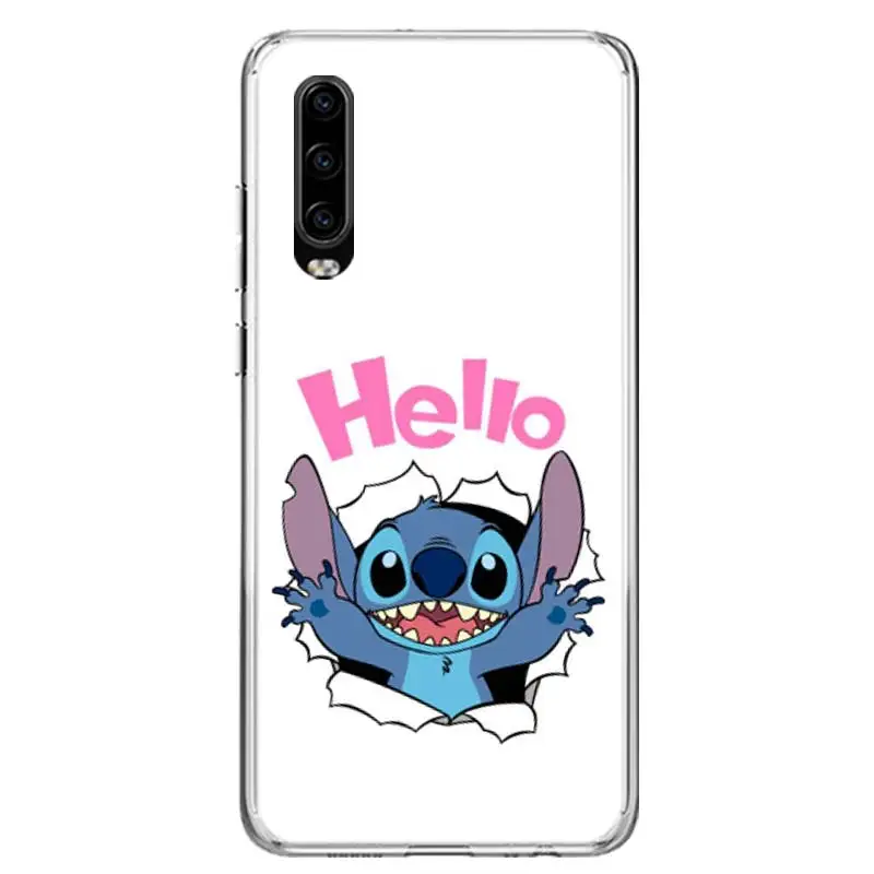 Stitchs Синий чехол для телефона huawei P30 P20 mate 30 20 10 Pro P10 Lite P Smart Z+ Coque Shell Capa - Цвет: TW024-2