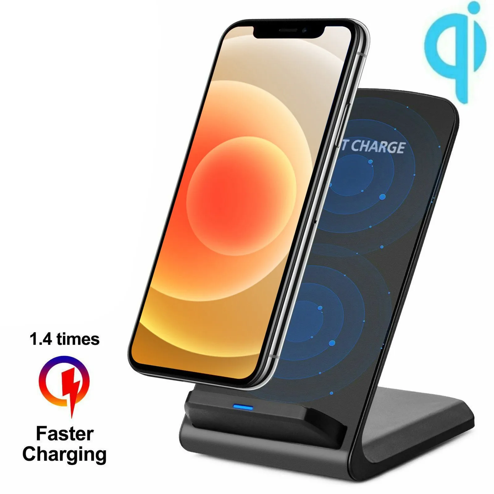 2020 беспроводное QI зарядное устройство Подставка держатель для iPhone 12/mini/Pro/Max