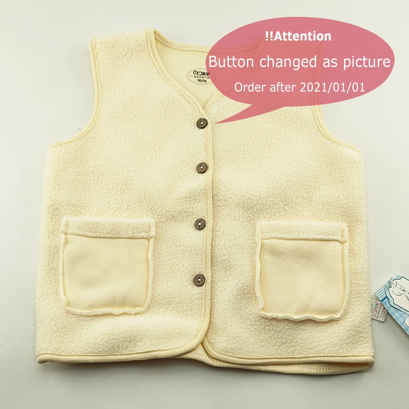 Fleece vests for girls vest boys toddler clothes kids waistcoat sleeveless jacket polar fleece warm winter baby outerwear 0-6T