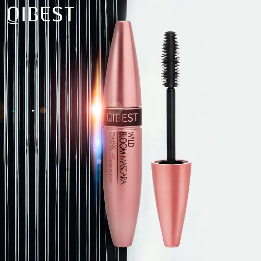 Тушь QIBEST 4D для ресниц силиконовая кисть длинных завивка удлинение тушь