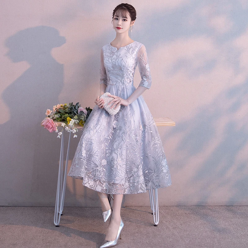 DongCMY, новинка, Короткие Цветочные платья для выпускного вечера, Vestidos, элегантные вечерние платья для выступлений