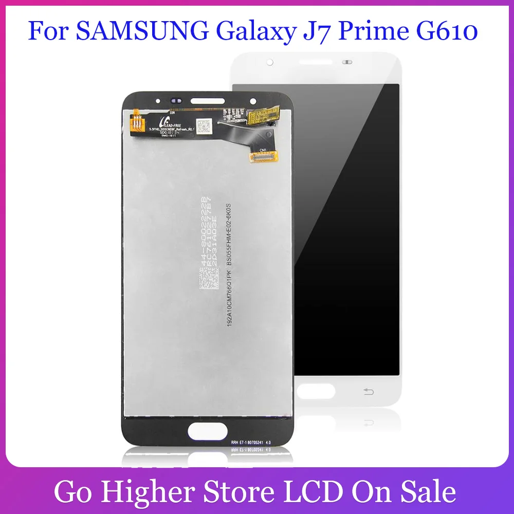 ЖК-дисплей для SAMSUNG Galaxy J7 Prime G610 G610F сенсорный экран дигитайзер дисплей замена |
