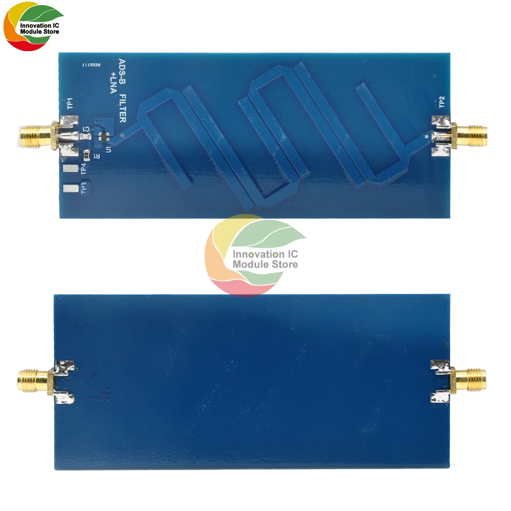 Versterkermodule, ADS B 1090MHz RF LNA Front End 38dB High Gain Low
