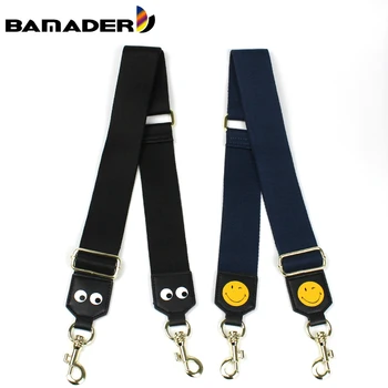 

BAMADER Canvas Bag Strap Adjustable Woman Webbing Shoulder Straps Eyes Smiley Pattern Wide Straps Handbag Crossbody Bag Straps