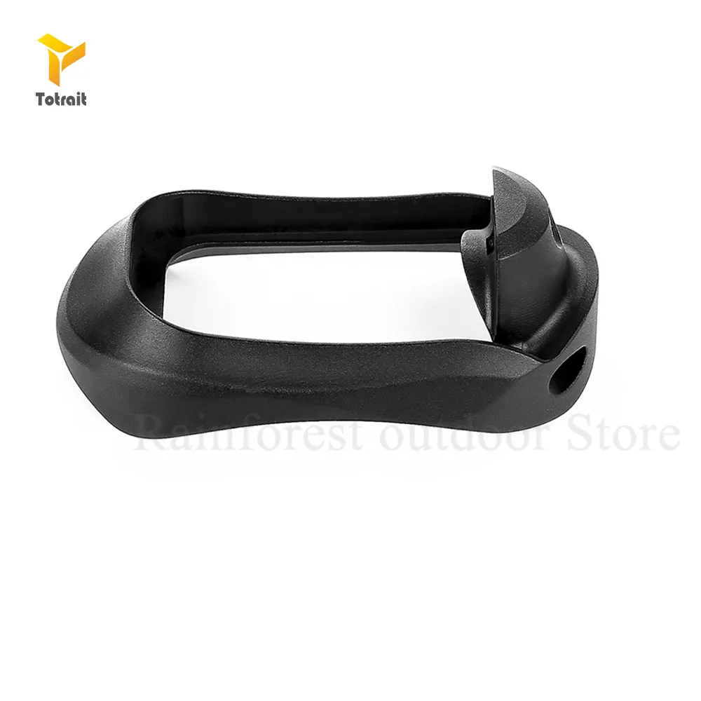 black Totrait Tactical Magorui Glock Airsoft aluminum Magwell для Glock 17 22 24 31 34 35 37 Gen 1-4Magwell Grip Adater Base Pad - Цвет: black