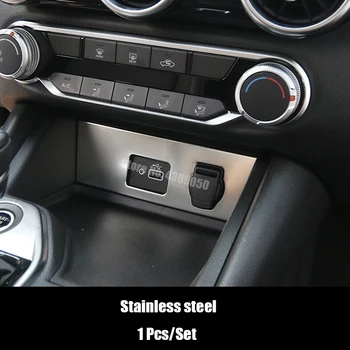 

Stainless steel For Nissan Sentra 2020 Accessories Car cigarette Lighter panel decoration Cover trim Sticker Car styling 1pcs
