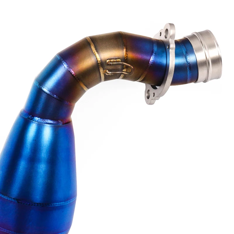Slip On Motorcycle Exhaust Middle Link Pipe Mid Tube Stainless Steel Exhaust System For BMW G310GS G310R All Years - Image 3