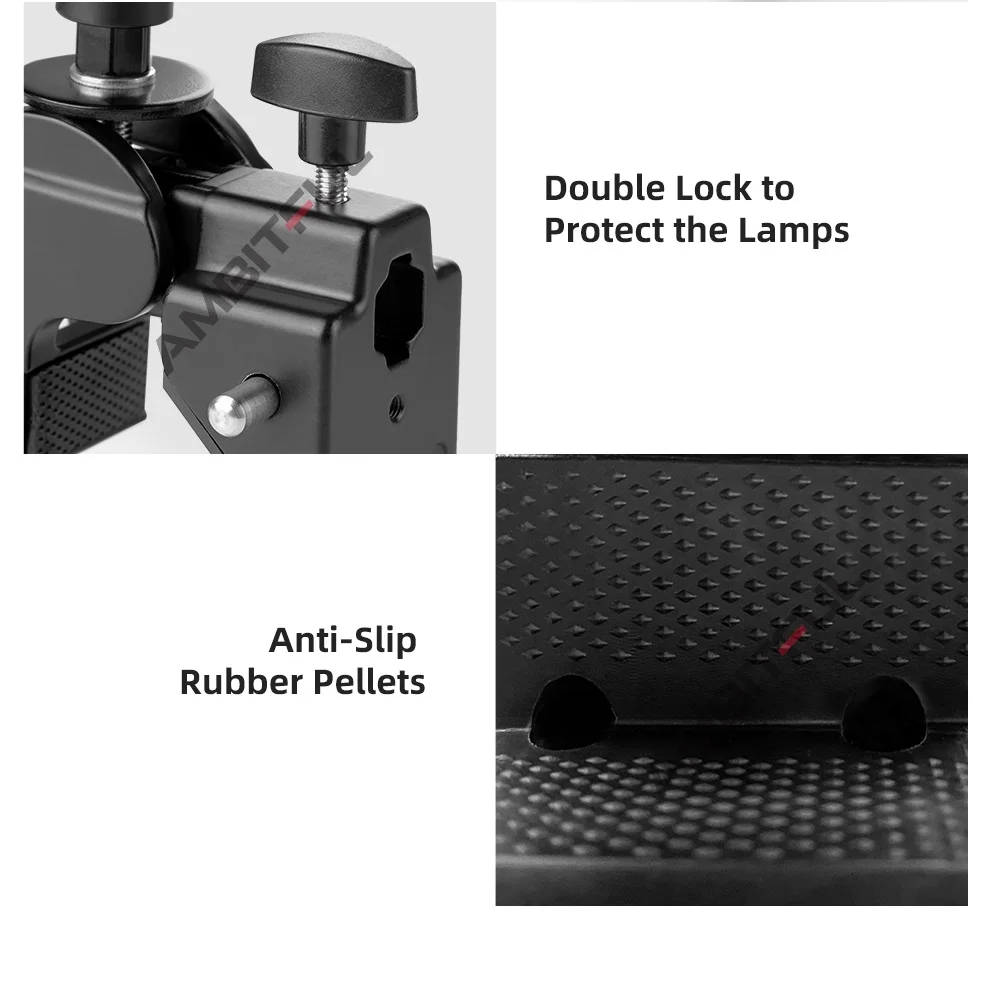 Profession Olecranon C Type Clip Photography Clip for Godox S-type Speedlite Fl