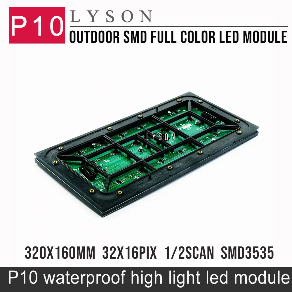 Наружный 1/2 Scan P10 SMD 3-in-1 полный цвет фотография | Лампы и освещение