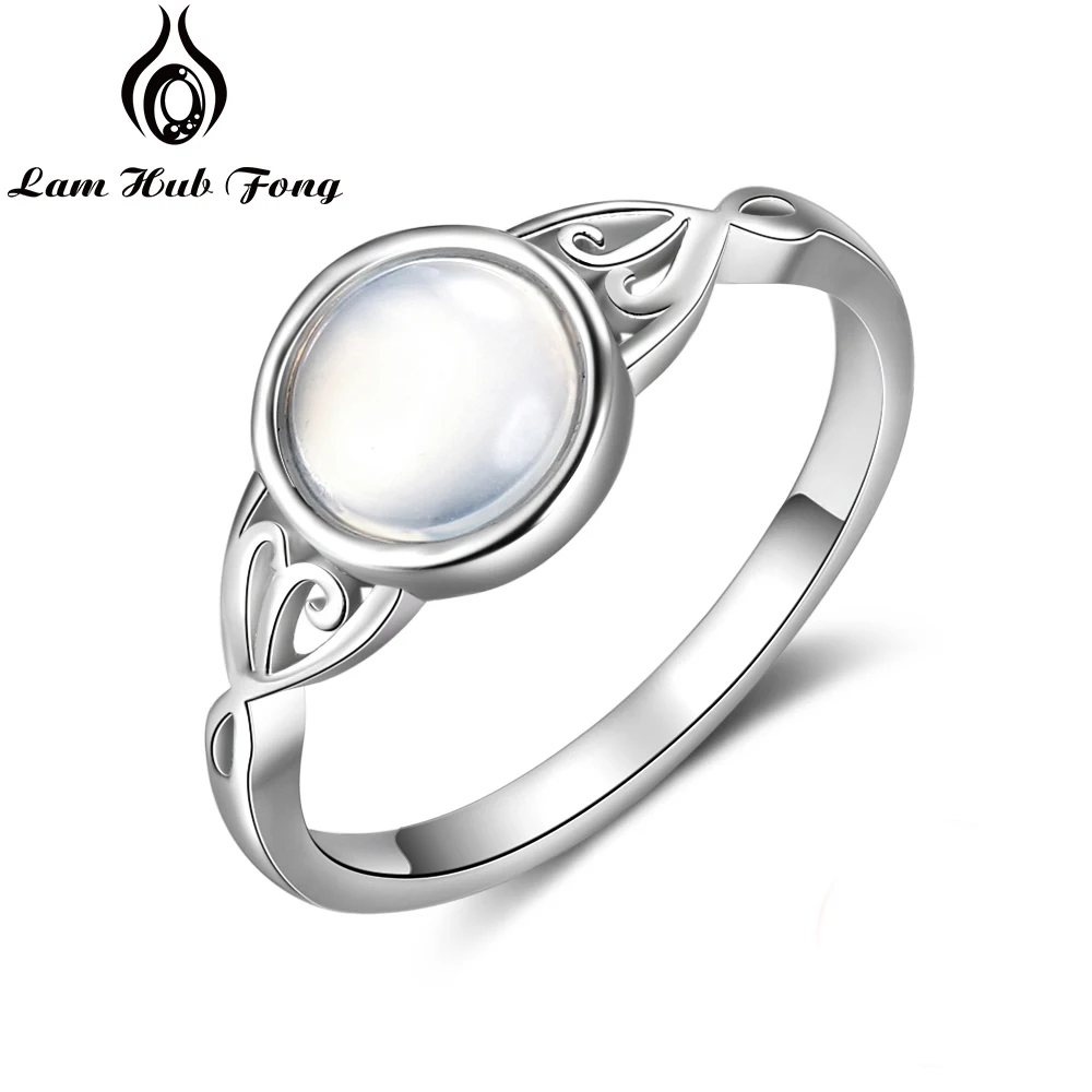 Stardust Moonstone Ring – Iron Oxide Designs