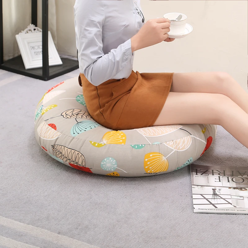 Хлопковая подушка диван кресло двойная Удобная татами пол чайное сиденье с