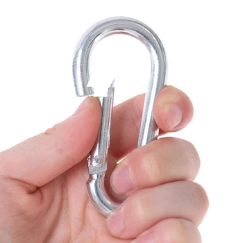 Günstige 2 Stücke Hardware Frühling Clip Snap Haken Schaukel Sitz Stecker Spielplatz Trapeze Ca.. 10x5cm