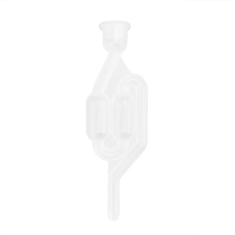 Винное уплотнение выпускной клапан соломы домашнего пивоварения винное брожение воздушный замок герметичный пластиковый воздушный замок проверка воды герметичные клапаны экологичные - Цвет: No cover