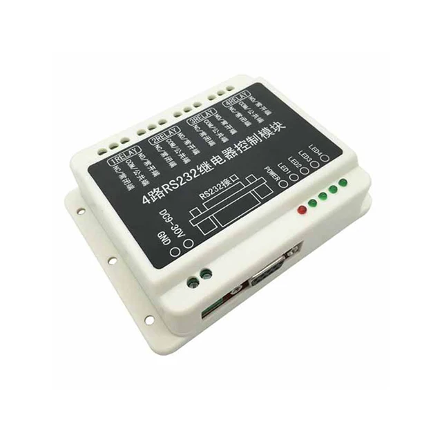 

A15-- 4 channel RS232 serial communication control board PLC relay module industrial control automation
