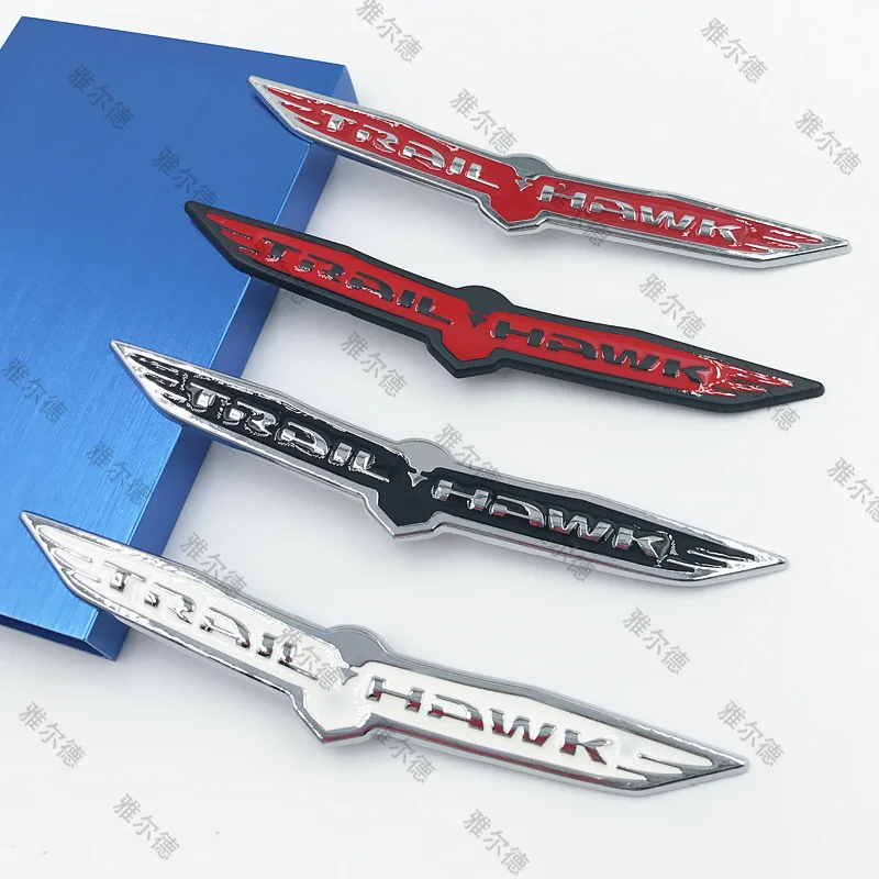 1 шт. металлические 3D наклейки для автомобиля Эмблема Grand Cherokee Little Red Eagle Label Trail