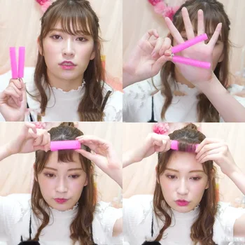 

Hair Rollers Curlers Bangs Hair Volume Hair Curling Tube Styling Tools Women DIY Makeup Tools S EY669