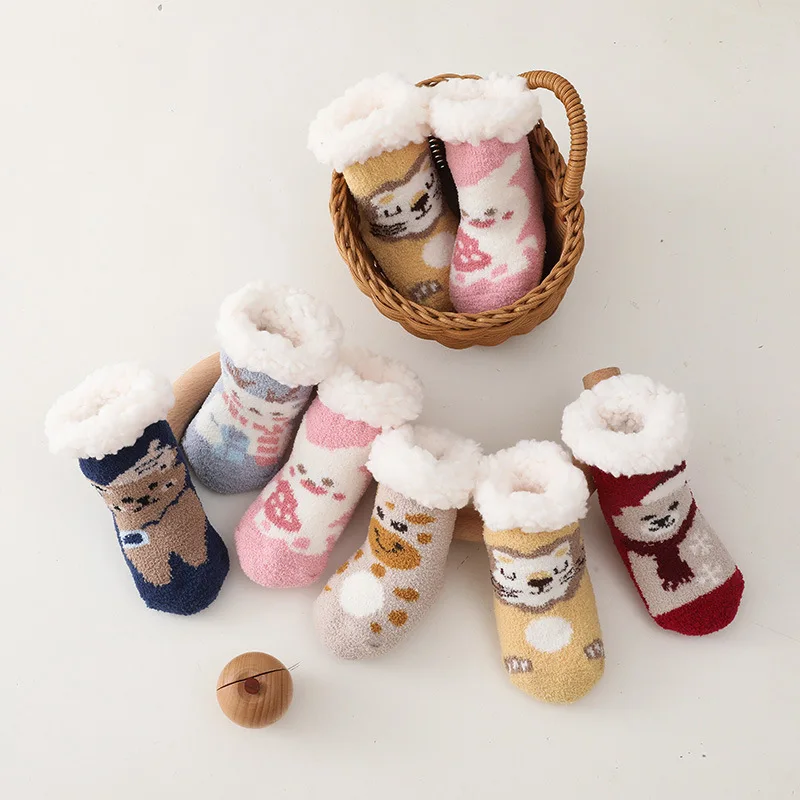 Kids Socks Baby Christmas Socks for 0-4 Years