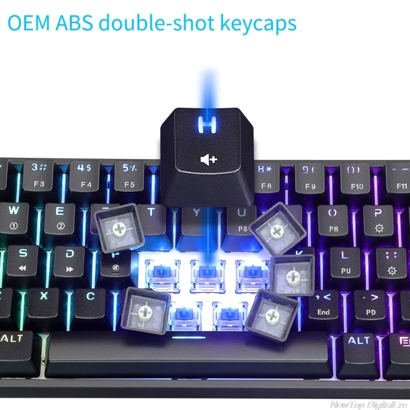 GK61 SK61 61 Key Mechanical Keyboard USB Wired LED Backlit Axis Gaming Mechanical Keyboard Gateron Optical Switches Jy17 19 korean computer keyboard