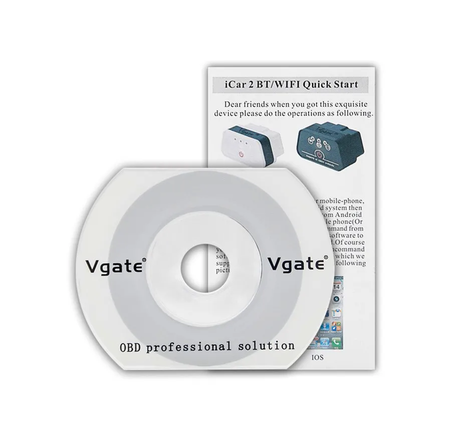 Новый Vgate Bluetooth iCar2 OBDII ELM327 OBD диагностический интерфейс для Android ПК|diagnostic interface|obd