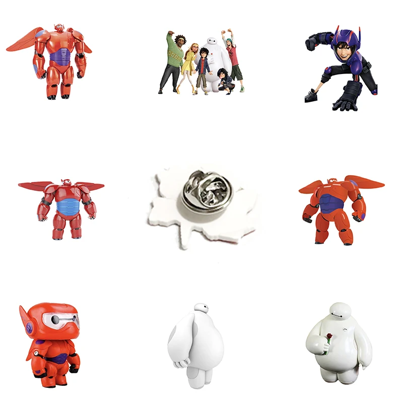 Брошь с эпоксидной смолой для мальчиков акриловая заколка на лацкан персонажами