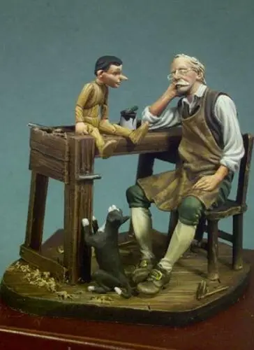 New Unassembled  1/32 54mm ancient man sit include base   Resin Figure Unpainted Model Kit