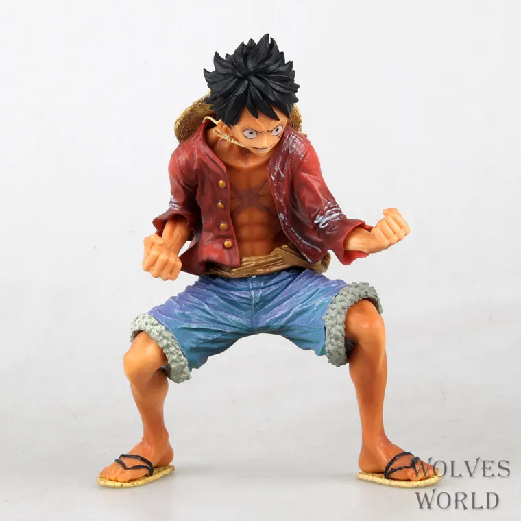 

Wolf Anime One Piece/One Piece Luffy 2 File Assemblage Prize Figure Art King Modeling Cute Clay