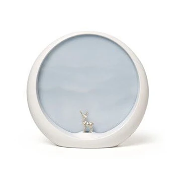 

Table Lamp White Deer Deep Mountain Scene Atmosphere Light Usb Charging Press Switch Led Night Light White Abs