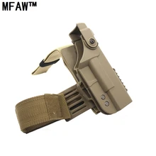 MMFAW охотничья Высококачественная Тактическая Военная кобура Glock с правой опускающейся ногой, кобура для пистолета Glock 17 18 19 22