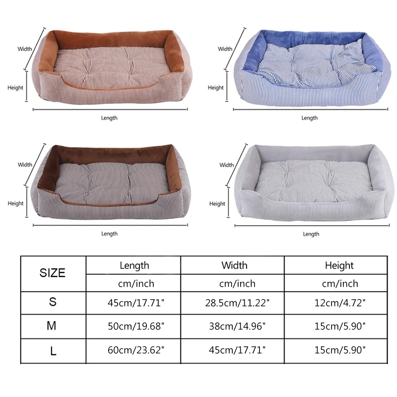 1Pcs Soft Dog Bed Mat Kennel Puppy Warm Bed Plush Cozy Nest For Small Medium Large Dog House Pad 4 Seasons Pet Supplies 1Pcs Soft Dog Bed Mat Kennel Puppy Warm Bed Plush Cozy Nest For Small Medium Large Dog House Pad 4 Seasons Pet Supplies