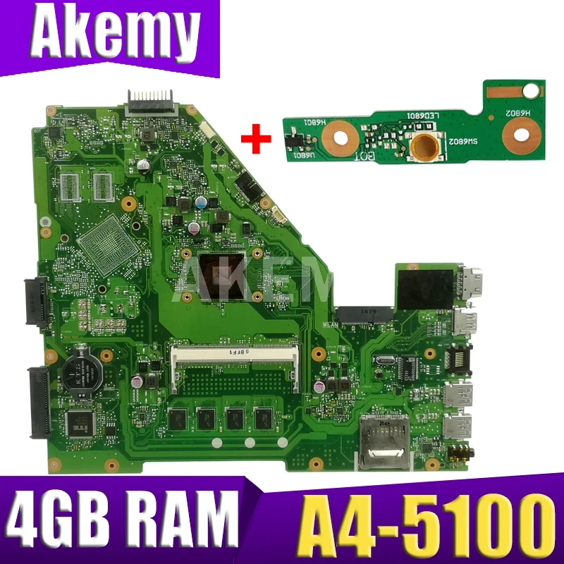 Материнская плата XinKaidi X550WAK для ноутбука ASUS X550WA X550WE X550W протестированная