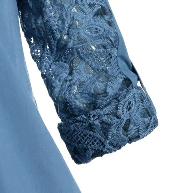 S.H ARAB SHOP قميص نسائي كاجوال سادة اللون 5