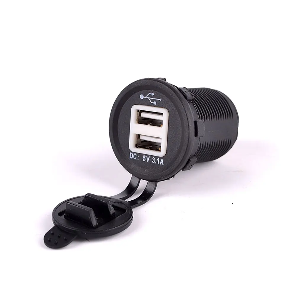 Скидка 5v 3.1A двойной usb порт для зарядки t мотоциклов автомобилей домов на колесах