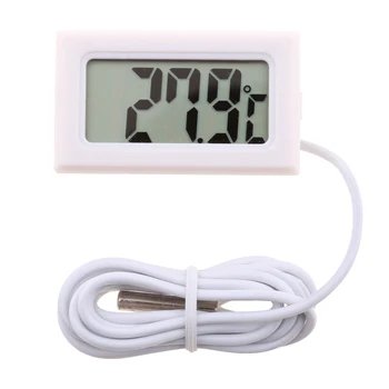

LCD Digital Thermometer - Aquarium, Fish Tank Temp Tester, Reptile Tanks Temperature Measurement- with Waterproof Probe