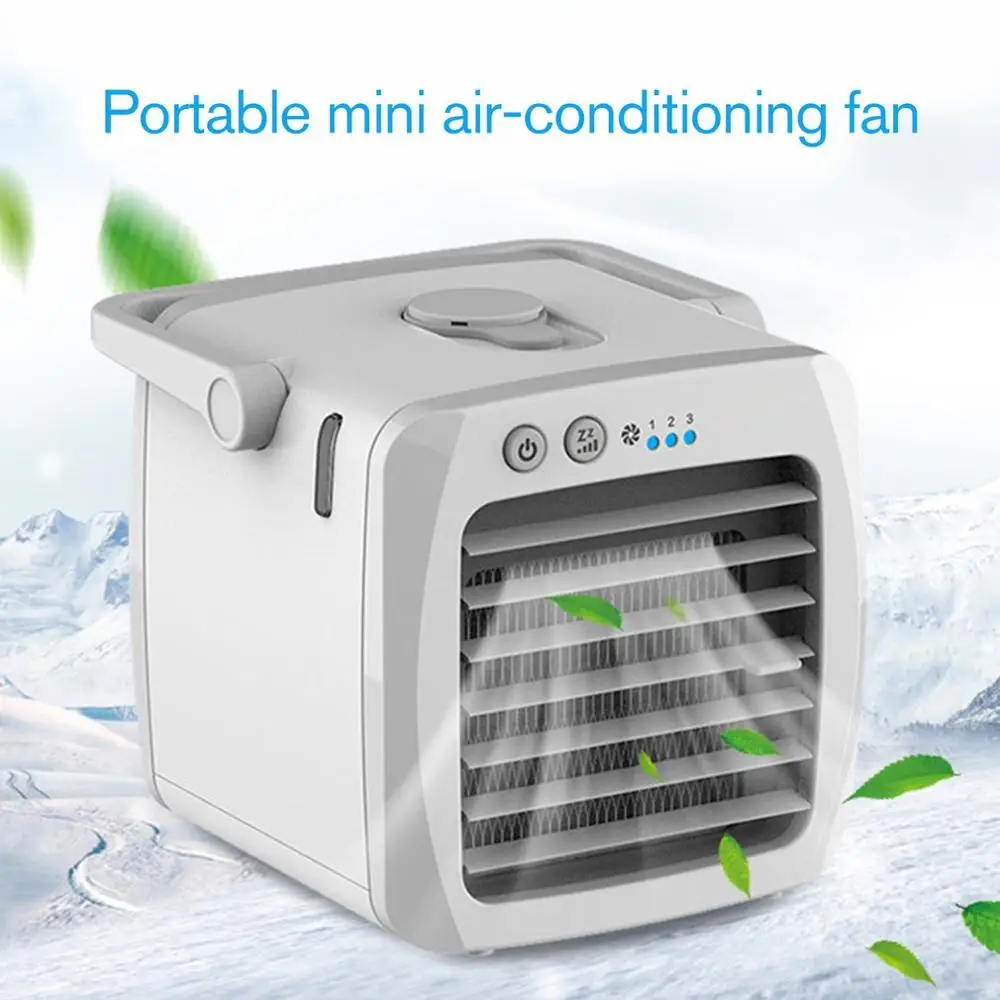 

Home Mini Air Conditioner Portable Air Cooler Arctic Air Desktop USB Space Cooler Fan Humidifier Purifier Rechargeable Fan