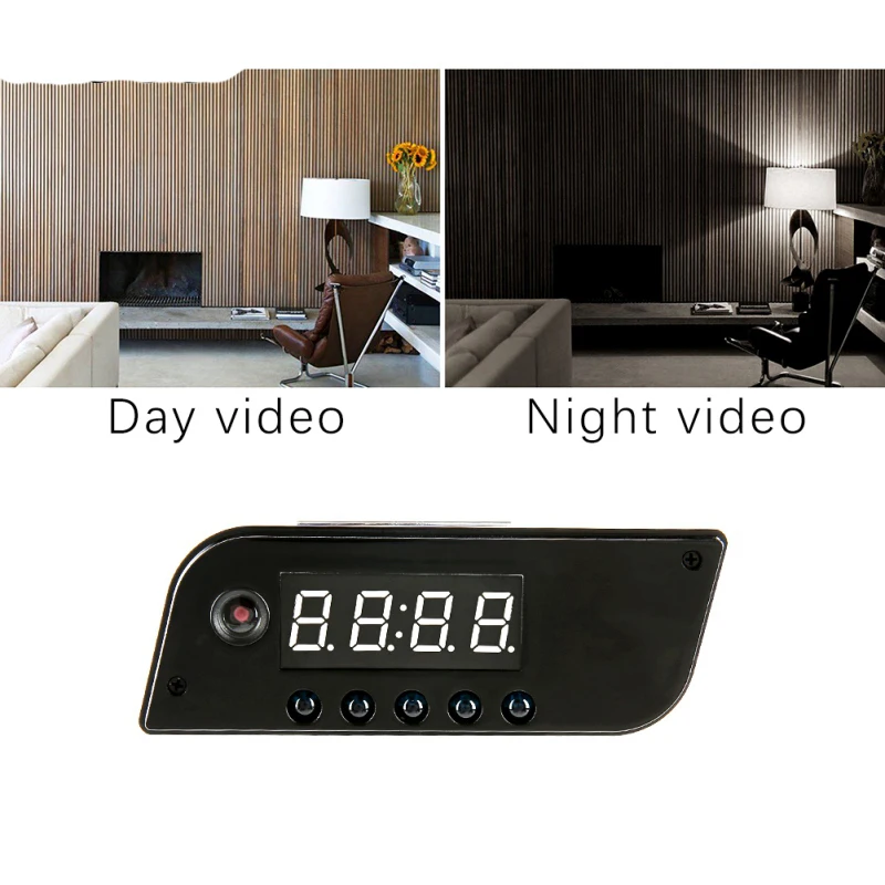 CCTV 720P wifi мини-камера с будильником времени, беспроводная няня с часами, P2P безопасность, ночное видение, обнаружение движения, Домашняя безопасность, ip-камера(ЕС