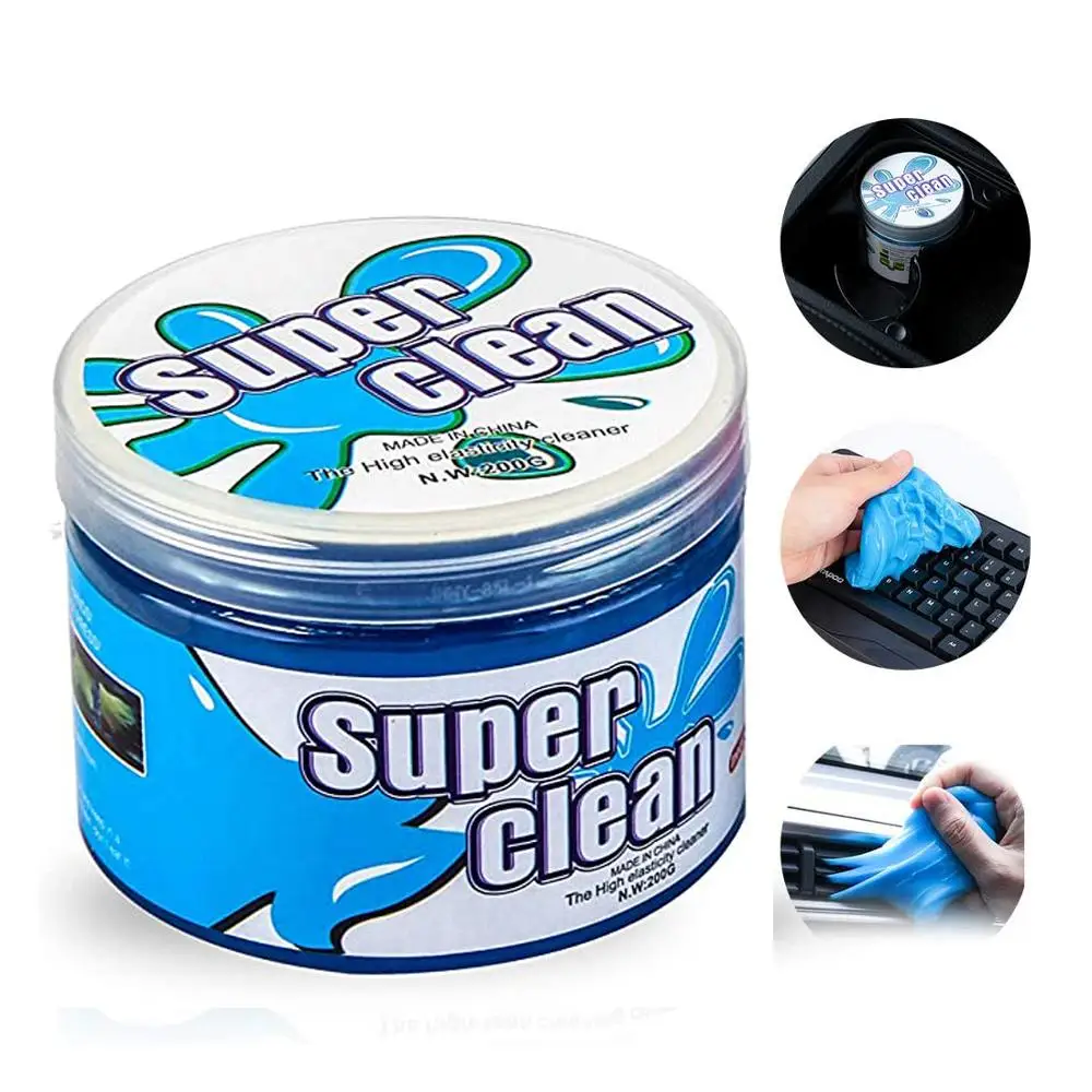 200G Magic Dust Cleaner Cleaning Gel Household Car Auto Laptop Keyboard Dust Cleaning Removal Cleaner Tool cleaning gel car cleaning tool cleaning magic mud car detailing cleaner car cleaning gel