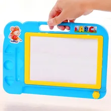 Детская От 1 до 3 лет для рисования, магнитная доска для рисования, детская доска для рисования, 2 игрушки, не большой размер, пластиковая доска