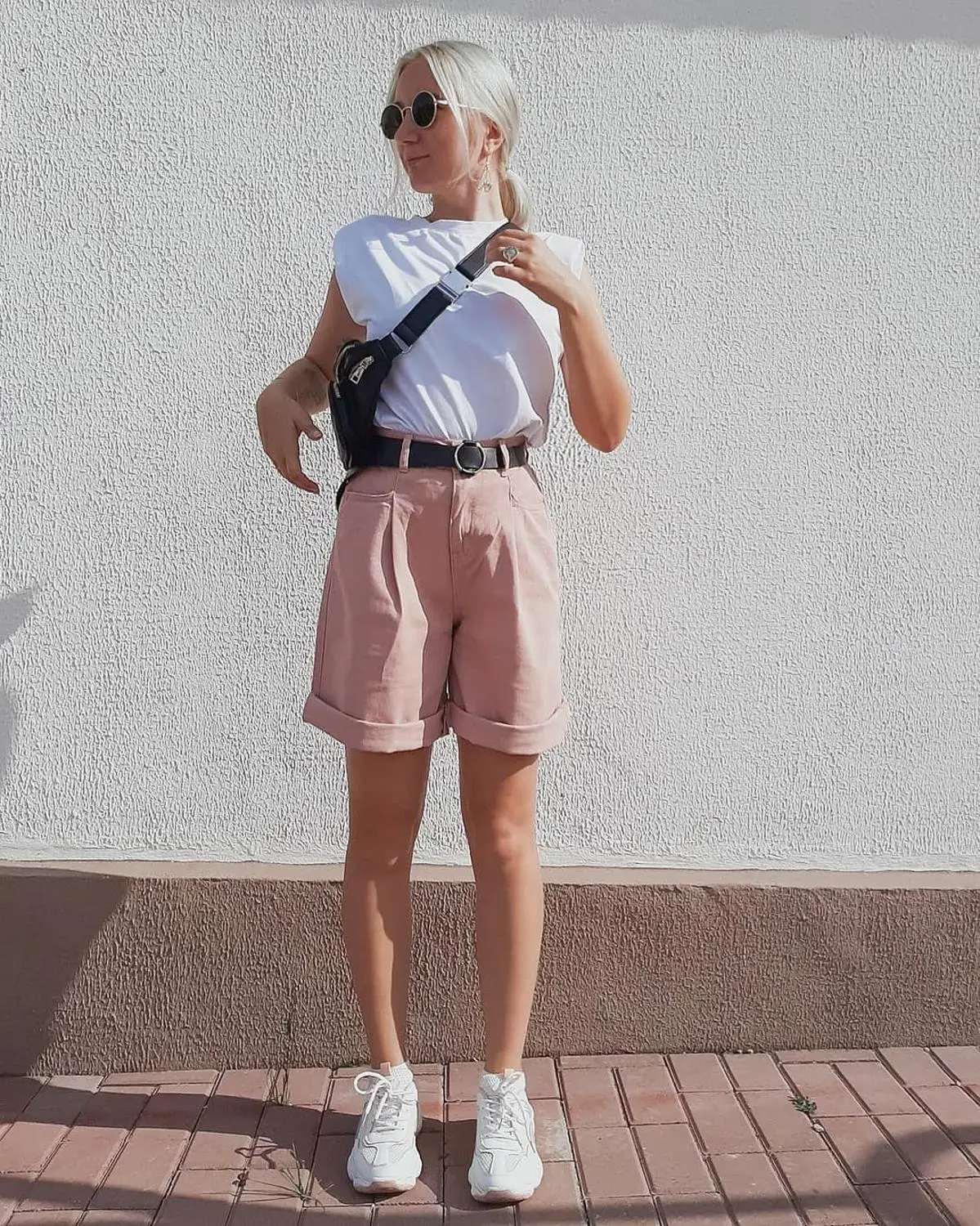 Flectit Bermuda Shorts Women High Waist Wide Leg Soft Denim Shorts Summer  Student Girl Casual Outfits - Shorts - AliExpress