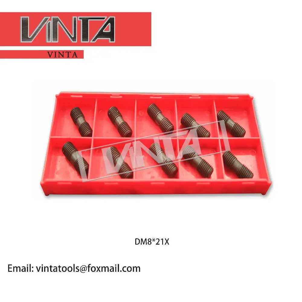 Sanyinghe-free-shipping-10pcs-lots-CNC-milling-cutter-double-head-compression-screw-DM8-21X-CNC-tool