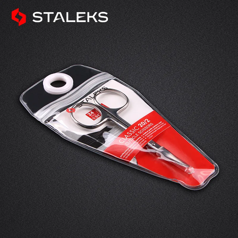 1pc STALEKS Classic 20-2 Stainless Steel Eyebrow Scissors Profession Eyelashes Nose Hair Trim Scissor Sharp Makeup Tools 5
