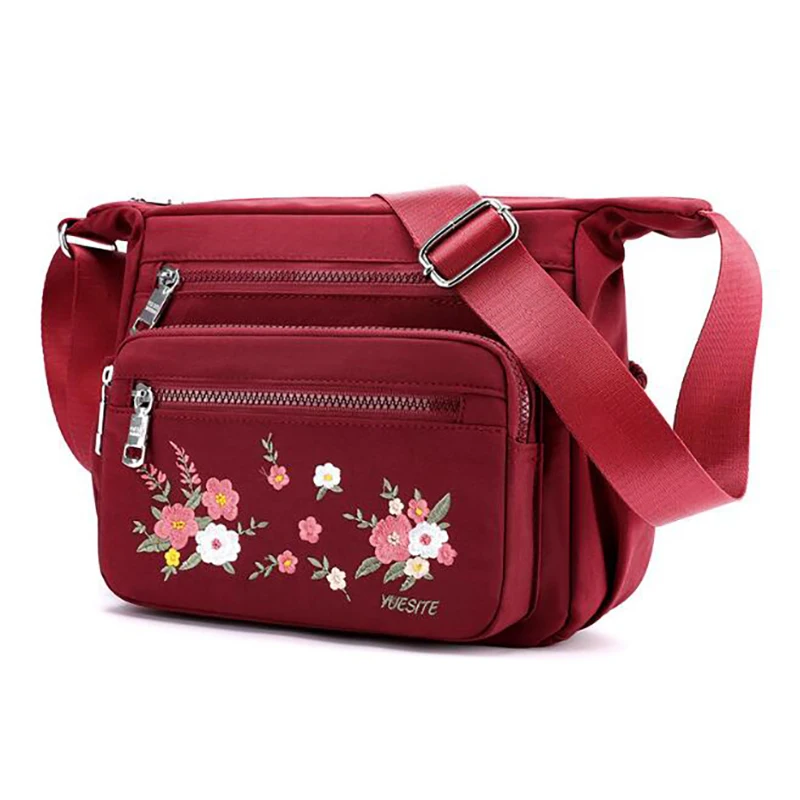 Mummy bag embroidery Shoulder Bags Leisure bags maternity diaper bags Handbag outdoor baby care tote BXY095