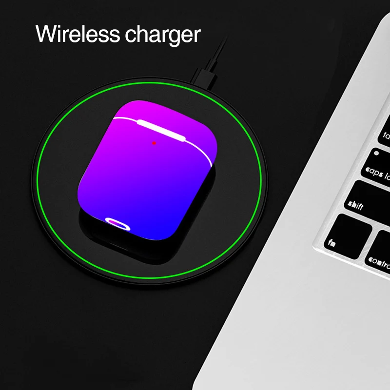 99% Same Super Air 2 Copy Wireless Earphones Smart Light Sensor Bluetooth 5.0 Earbuds Pops-up Wireless Charger Headsets 6936D