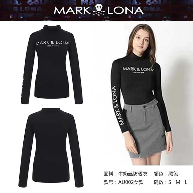 Camisa de golf de manga larga para mujer, medias de golf de secado rápido con cuello redondo, sensación fresca, verano, 2021