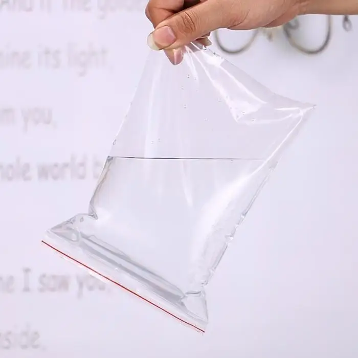 Прочный практический прозрачный Ziplock герметичный Еда сохраняет свежесть однотонная сумка для хранения вещей Тип 1-Тип 4
